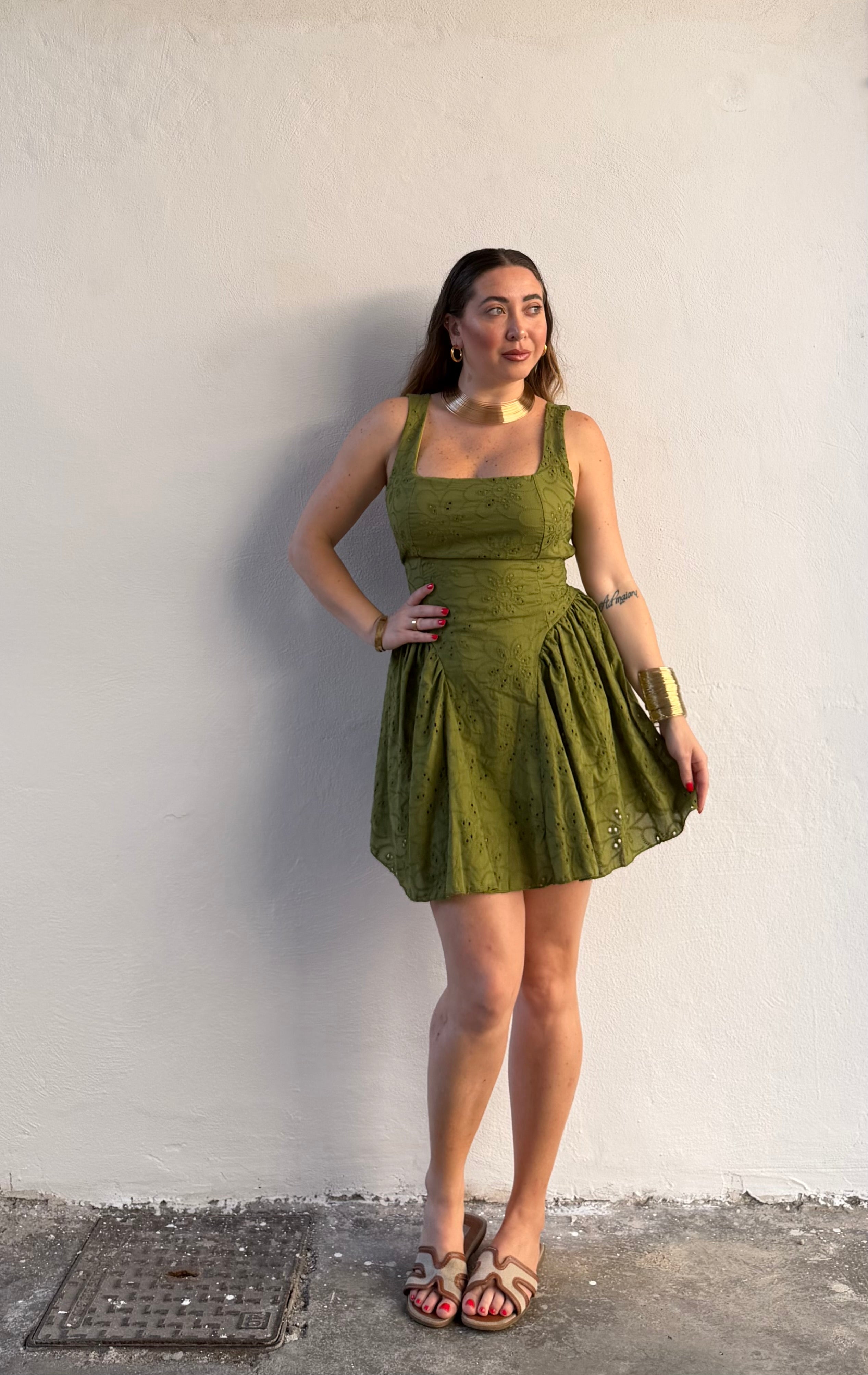 Dress sangallo corto