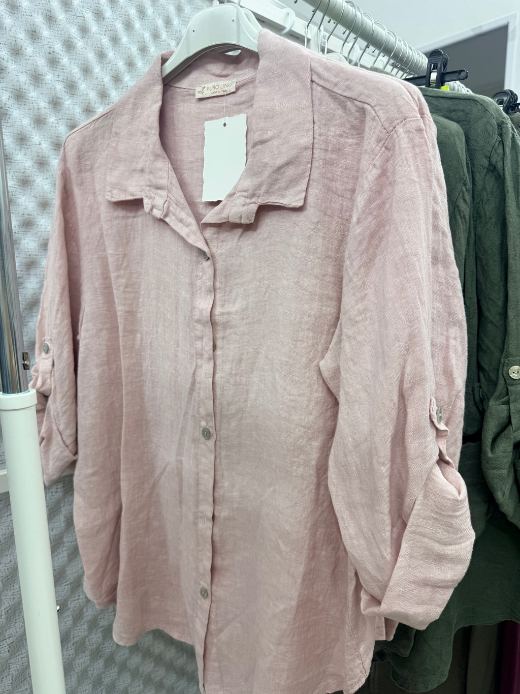 Camicia 100% lino