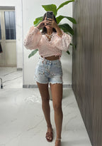 Shorts floreale