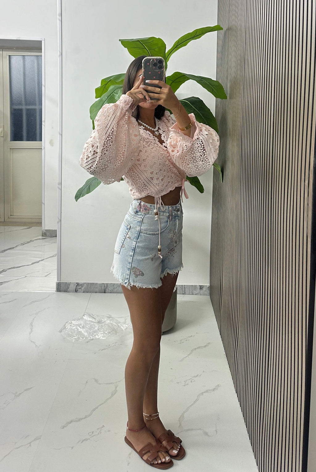 Shorts floreale