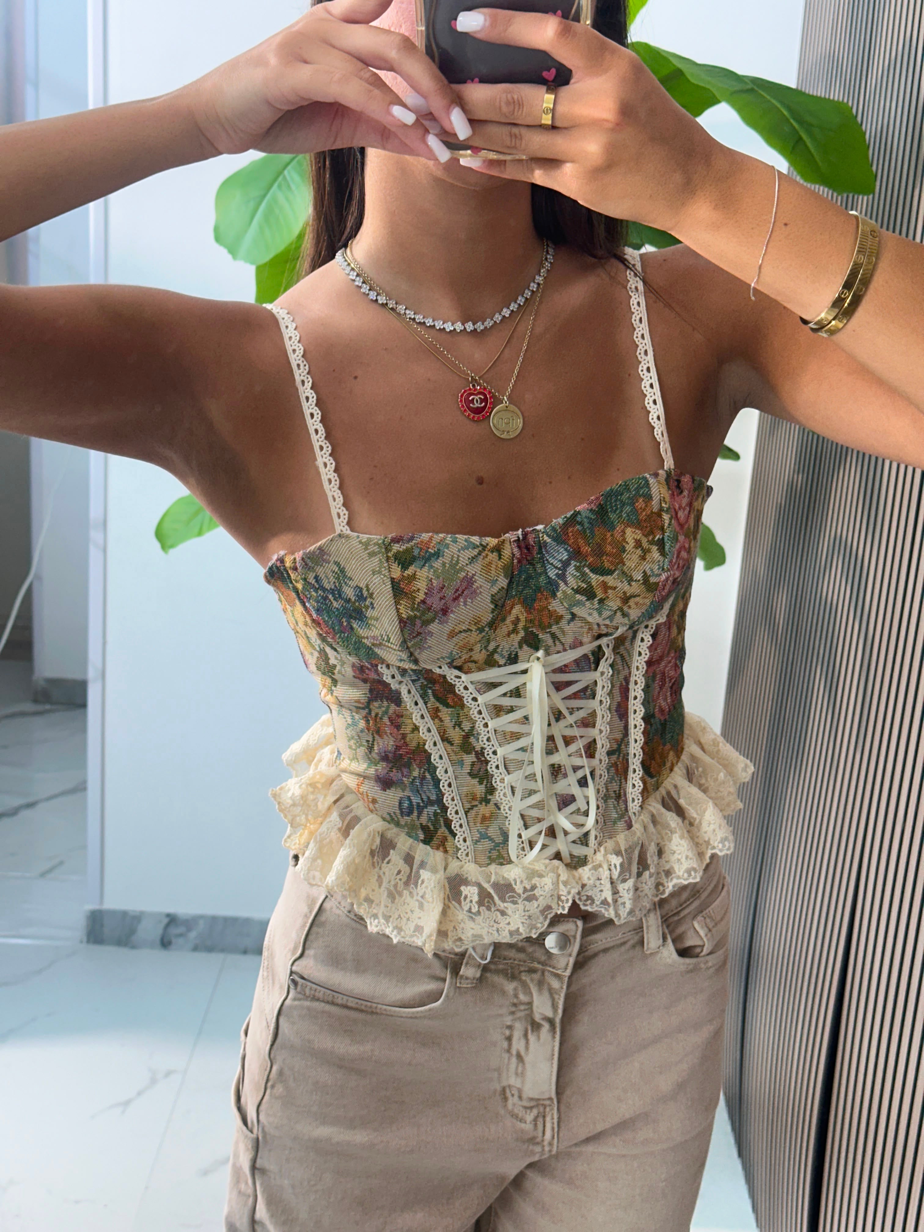 Corsetto Flower Immagine principale del prodotto