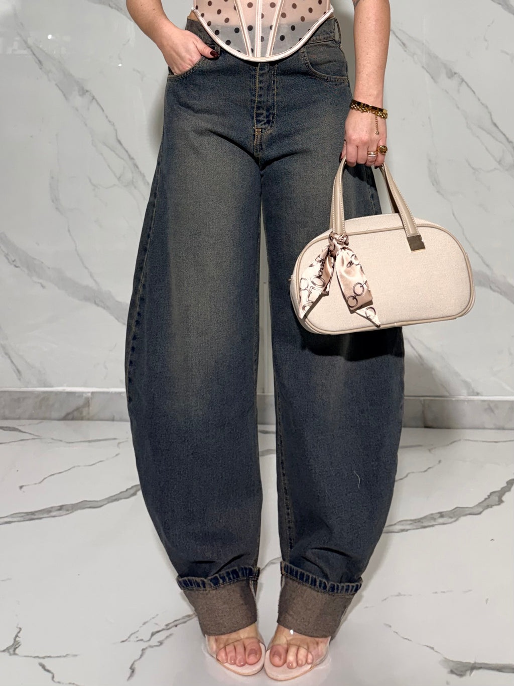 Denim beggy