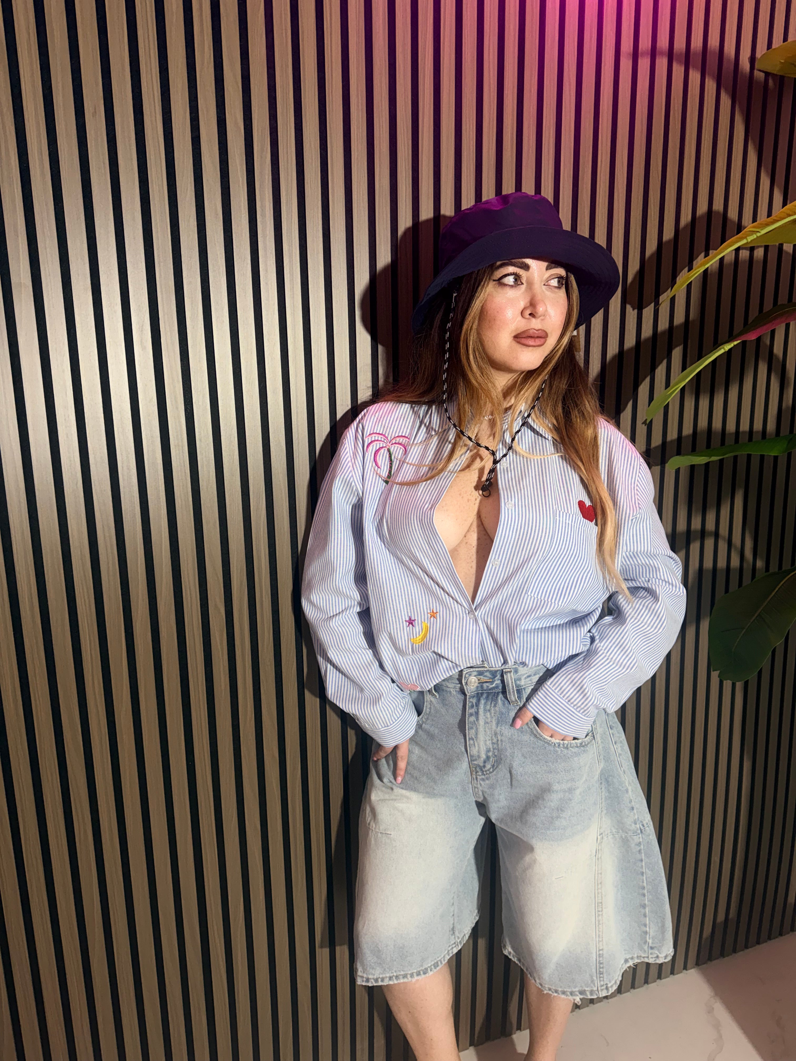 Camicia ricami