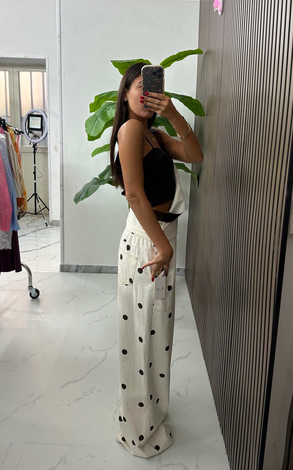 Salopette Pois