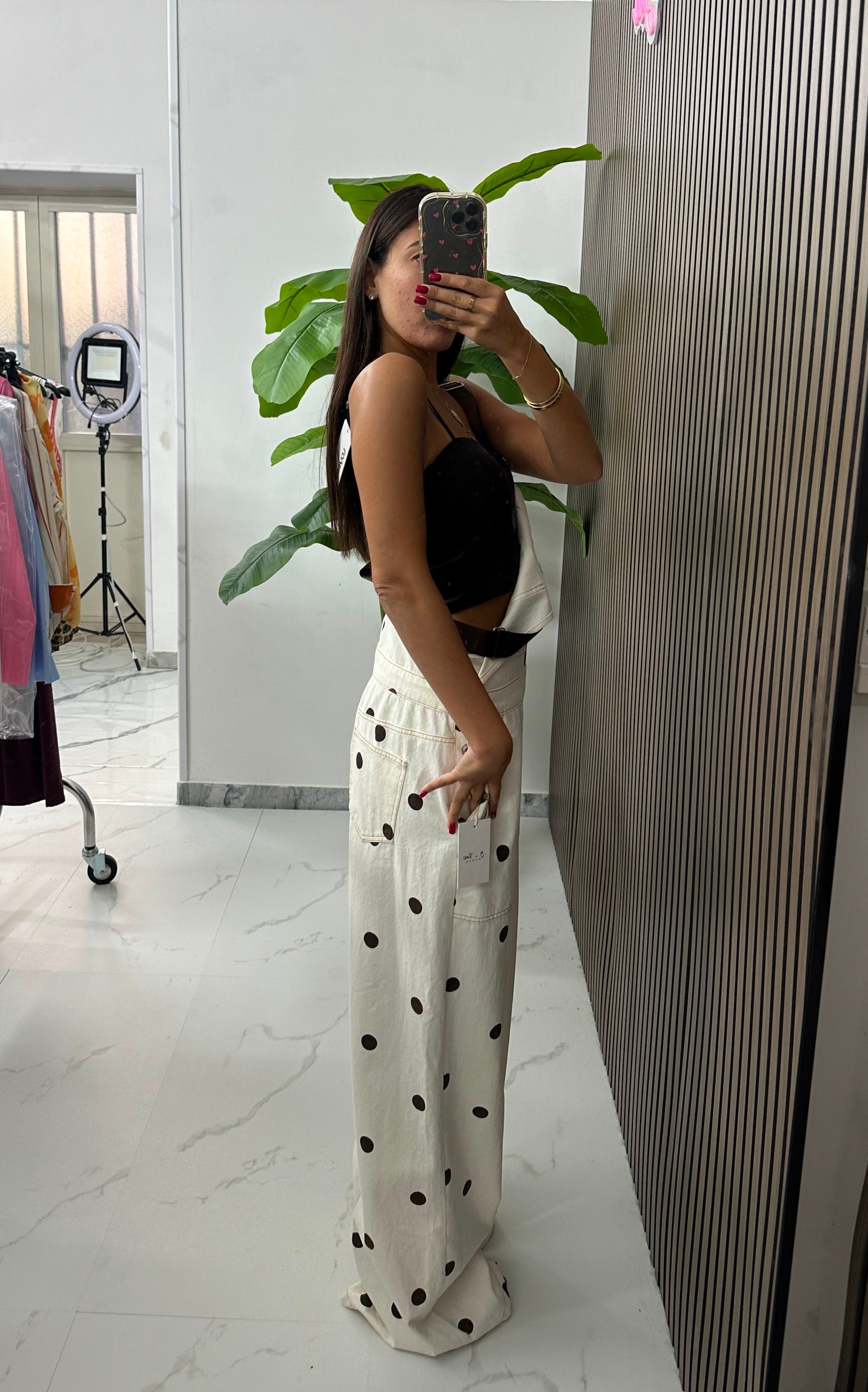 Salopette Pois